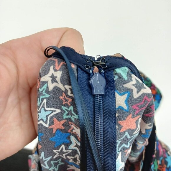 J. Crew Jacuzzi One Shoulder Top In Kaleidoscope Star Print Women's 2 Party - Picture 7 of 12